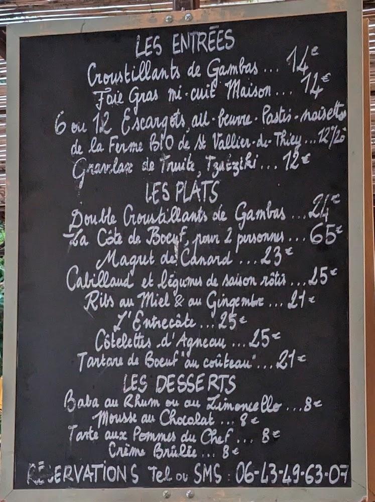 Chez L'Ami Paul - Menu Image 3